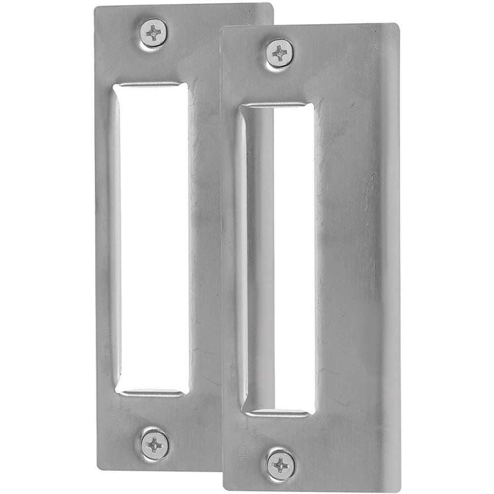 Door Reinforcer Kit - قطعتان من ملحقات قفل الباب، لوحة