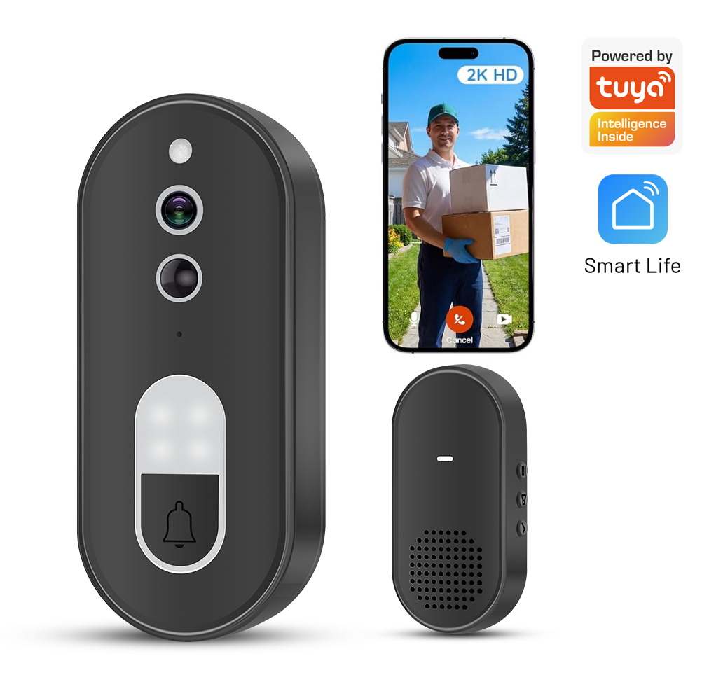 Home Security Honeywell - جرس باب ذكي لاسلكي واي فاي