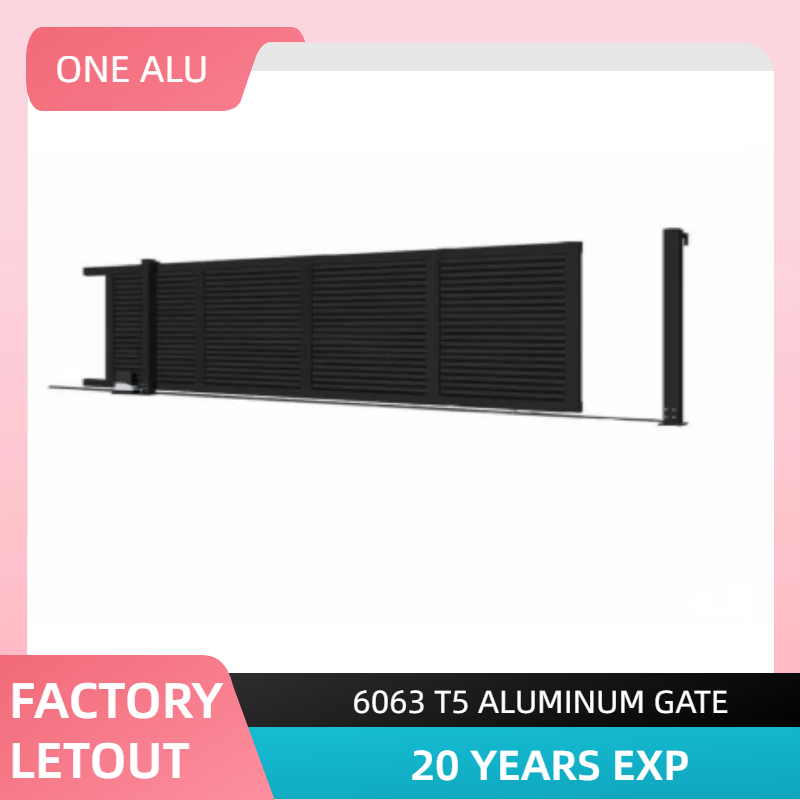 Home Security Fence - بوابة حديدية منزلقة آمنة مع سياج