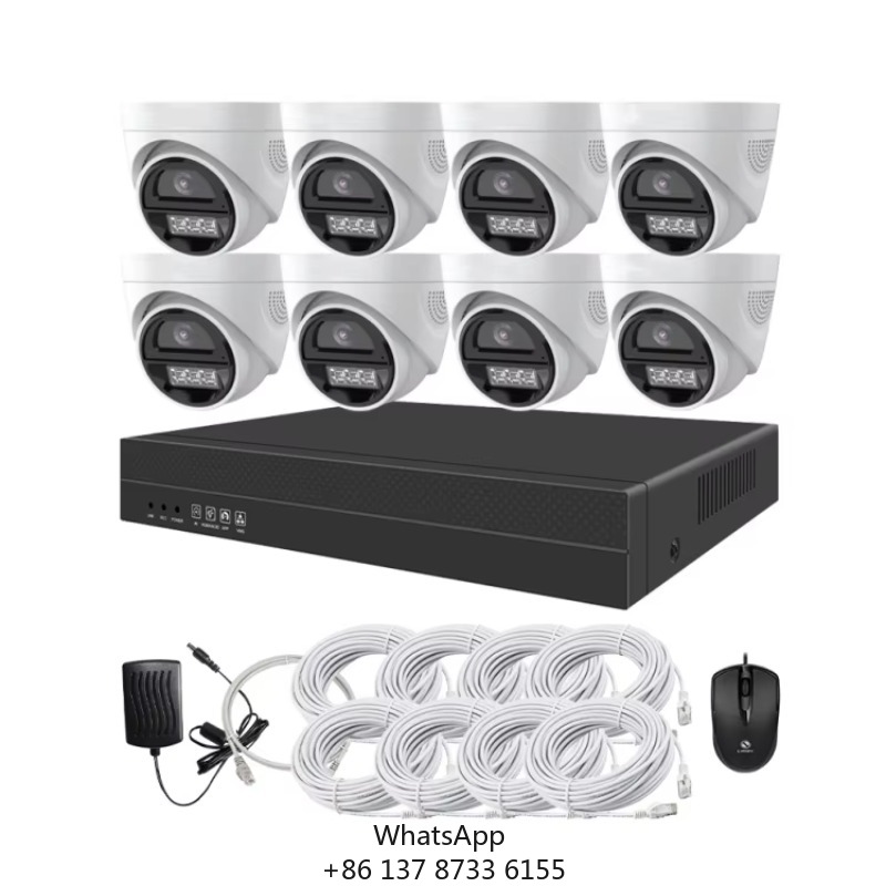 Home Security With Cameras - طقم كاميرات مراقبة 4 قنوات و8