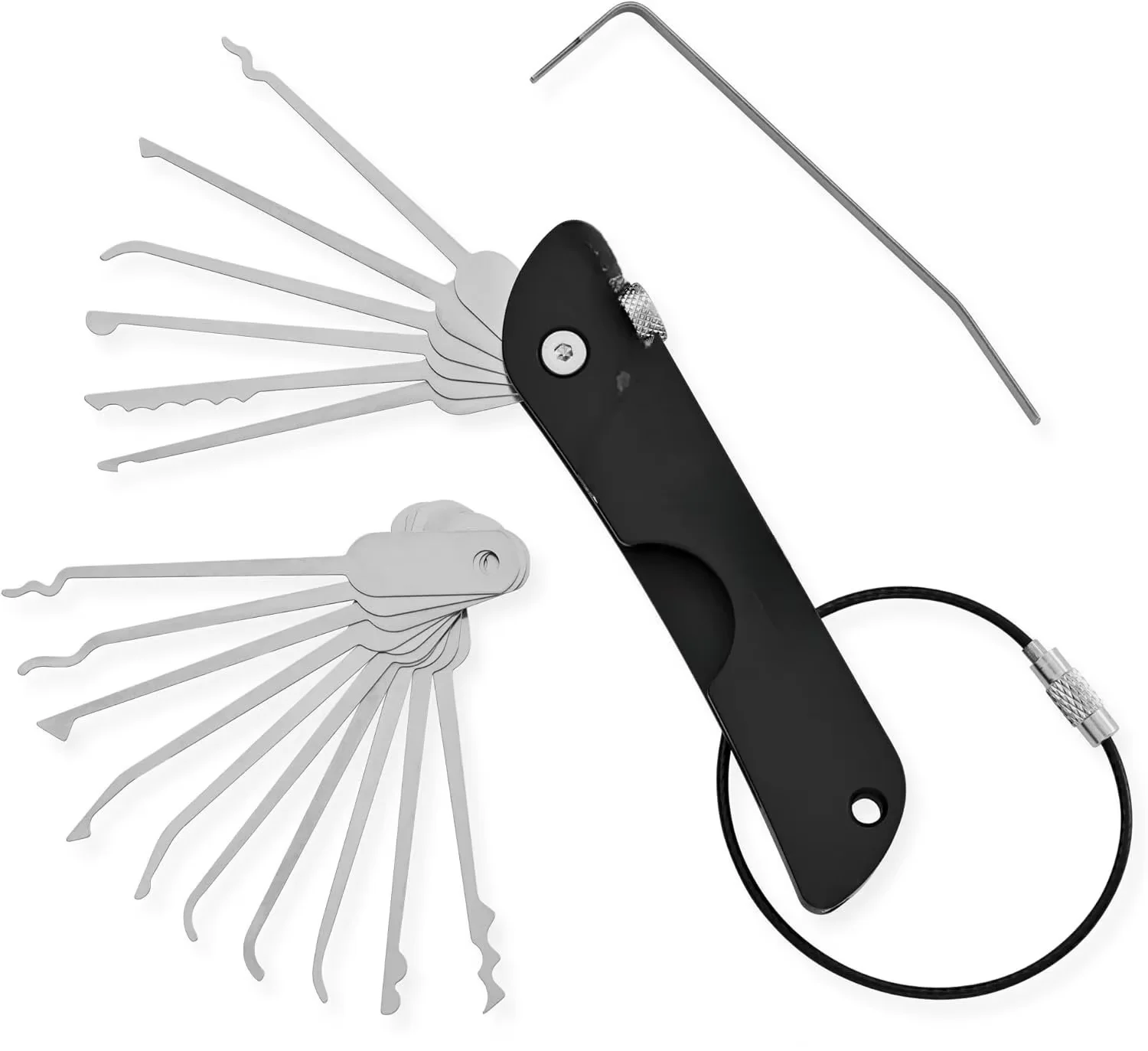Lock Picking Set - 21 قطعة قفل مدمج اختيار مجموعة