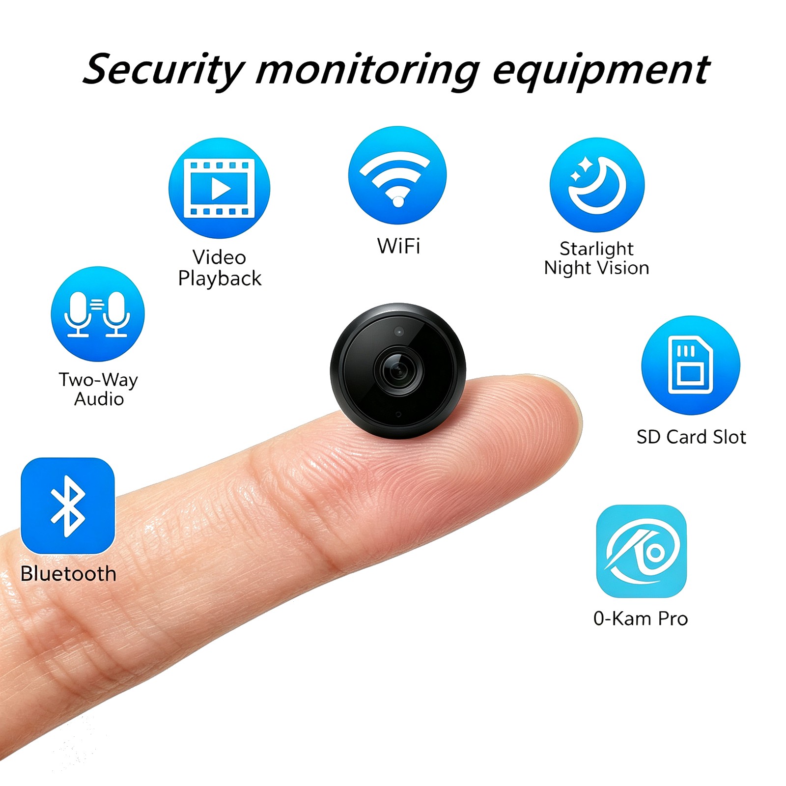 Home Security With Cameras - طقم مراقبة منزلية كامل BU4: كاميرات