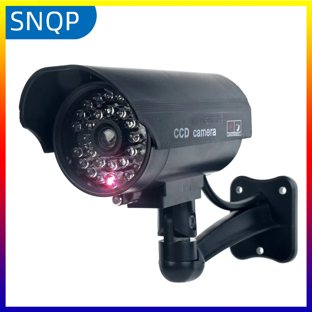 Home Security Outdoor Cameras - كاميرا وهمية مقاومة للماء من SNQP،