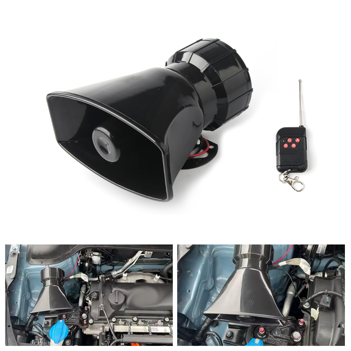 Alarm Siren Outdoor - مكبر صوت 12 فولت بقوة 130