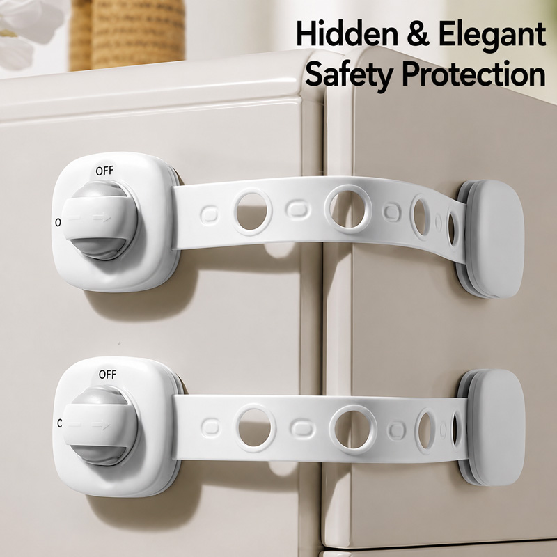 Home Security Adt - قطعتان من أقفال أمان للأطفال، قفل