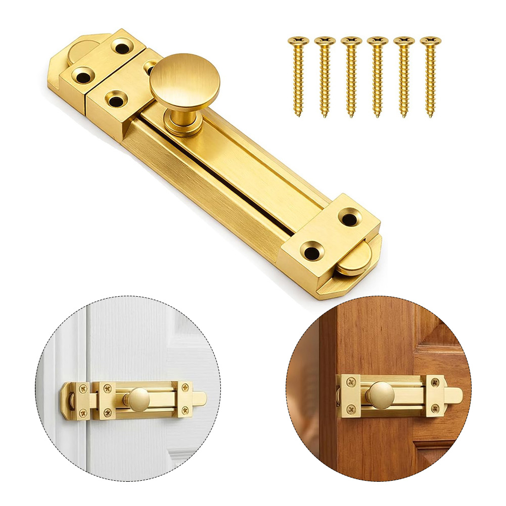 Home Security Locks - قفل باب منزلق من النحاس الصلب