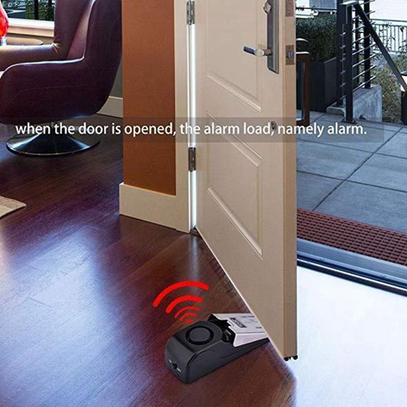 Home Security Lock System - قفل إنذار لاسلكي للأبواب بمستشعر اهتزاز