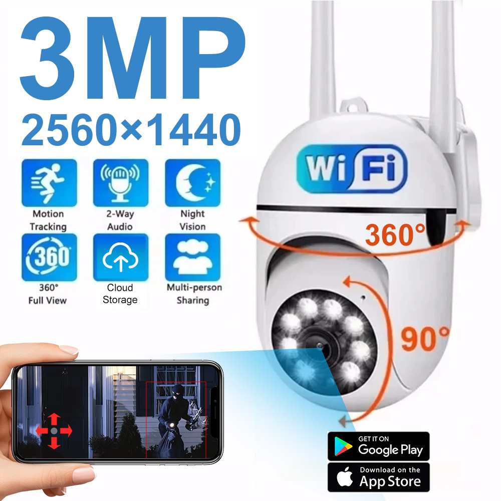 Home Security Blink - كاميرا واي فاي منزلية بدقة 3