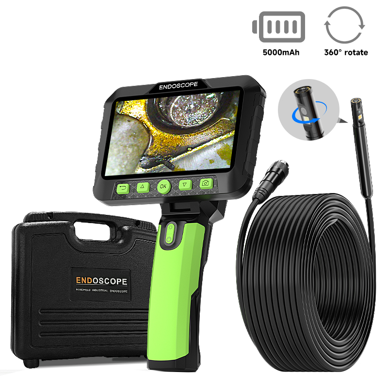 Home Security With Cameras - 360 ° التلقائي تدوير الصناعية Borescope