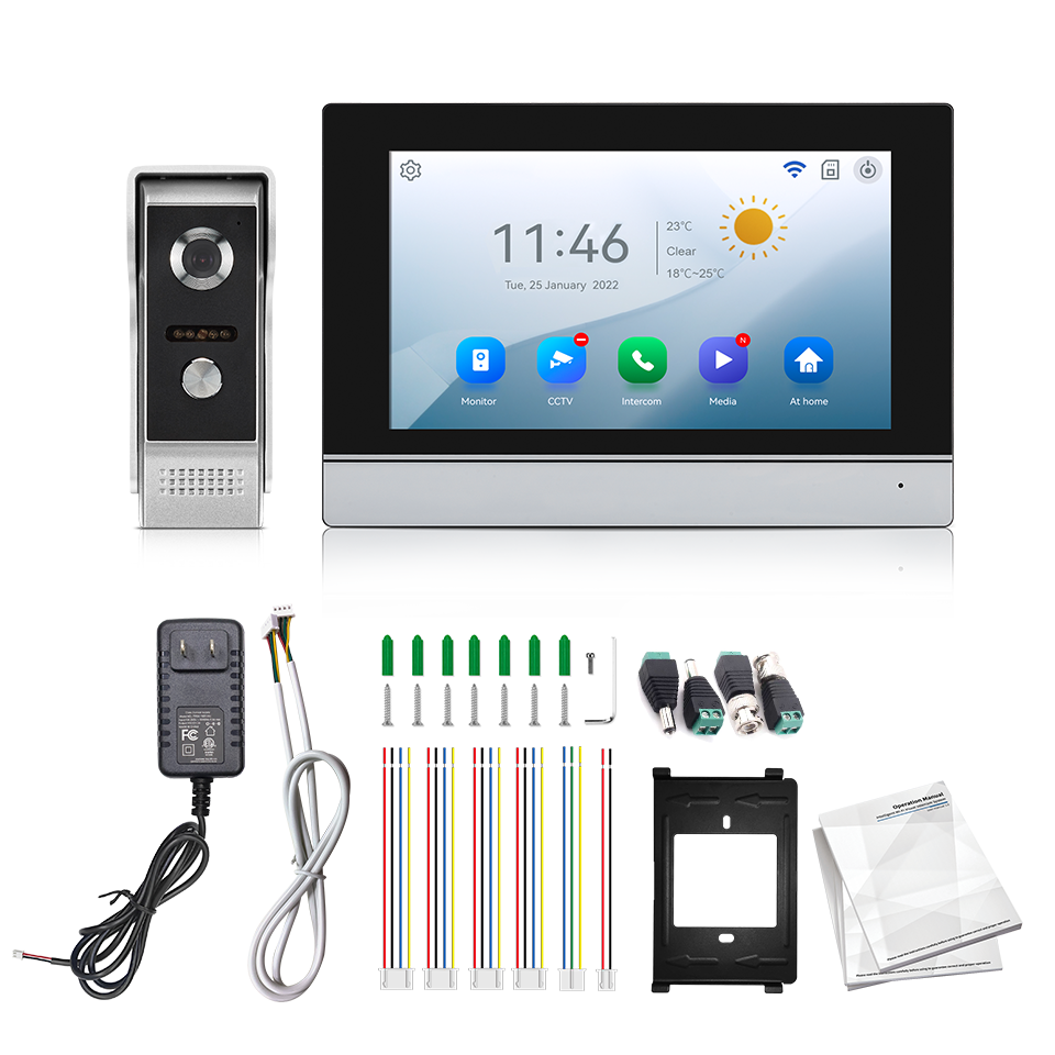 Home Security Honeywell - 7 بوصة IPS شاشة 2MP تويا