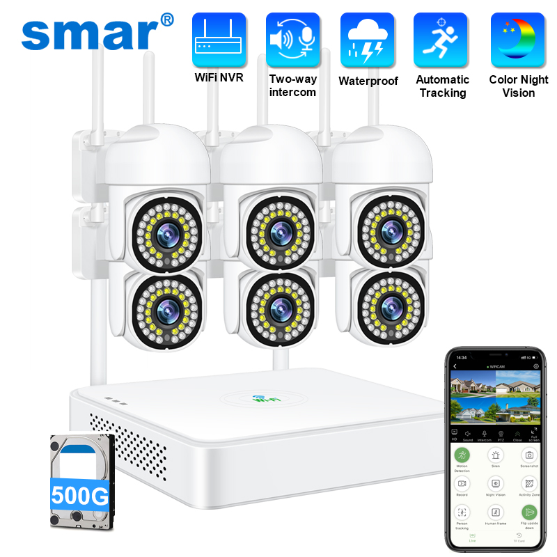 Alarm Siren Outdoor - نظام كاميرا مراقبة لاسلكية سمارت بدقة