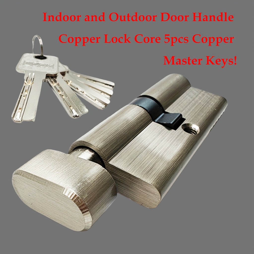 Home Security Locks - قفل أسطواني نحاسي بالكامل مضاد للسرقة
